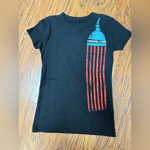 Homeland Showtime TV Show Ladies S T-Shirt New Black Officially Licensed NWT